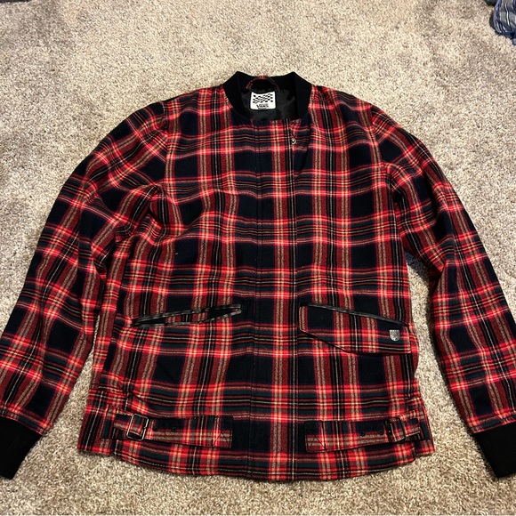 Vans - Plaid Zip up Jacket - Picture 1 of 4